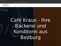 Café Kraus website screenshot