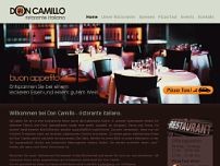 Screenshot for www.doncamillo-ristorante.de