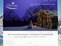 Website Screenshot Kissener's Gartenmarkt