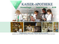 Kaiser-Apotheke website screenshot