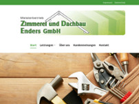 Dachbau Enders GmbH website screenshot