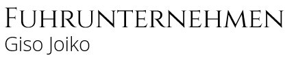 Giso Joiko Fuhrunternehmen Logo