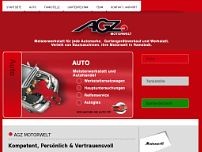 AGZ Motorwelt website screenshot