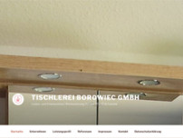 Tischlerei Borowiec GmbH website screenshot