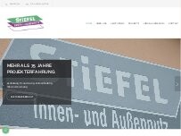 Website Screenshot Stiefel Innen- und Außenputz GmbH & Co. KG