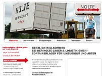 Screenshot for www.nolte-lager.de