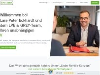Website Lars-Peter Eckhardt | LPE & GREY Versicherungsmakler & Finanzmakler GmbH & Co. KG