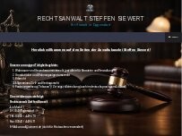 Website Screenshot Rechtsanwalt Steffen Siewert