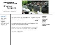 Grabmale Langwald website screenshot