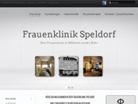 Frauenklinik Speldorf Frauenärzte Phytides website screenshot