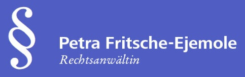 Rechtsanwältin Petra Fritsche-Ejemole Logo