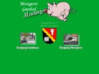 Website Screenshot Metzgerei Menzinger