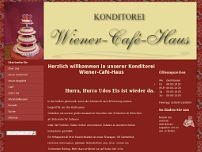 Screenshot for www.wienercafehaus.com