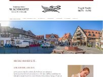 Website Screenshot Bestattungs-Institut - W. Schwartz