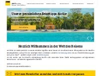 Website Screenshot Reisebüro Robertz