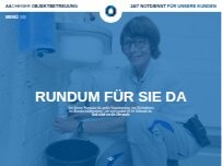 Website Screenshot Aachener Objektbetreuung