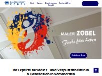 Website Screenshot Malergeschäft Zobel