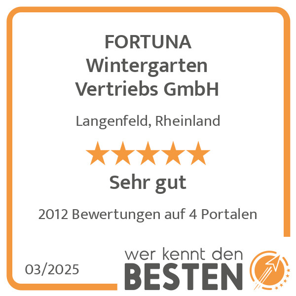 Bilder FORTUNA Wintergarten Vertriebs GmbH