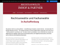 Imhof & Partner website screenshot