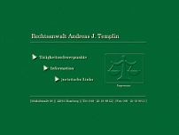 Rechtsanwaltskanzlei website screenshot