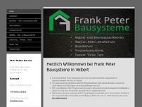 Frank Peter Bausysteme website screenshot