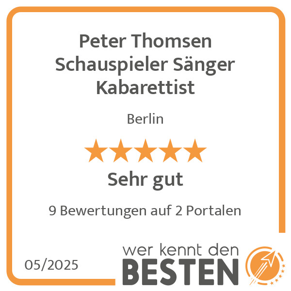 Bilder Peter Thomsen Schauspieler Sänger Kabarettist