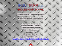 Indutherm GmbH website screenshot