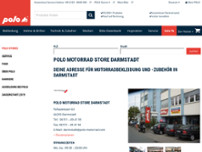 POLO Motorrad Store Darmstadt website screenshot