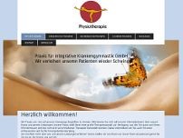 Praxis für integrative Krankengymnastik website screenshot