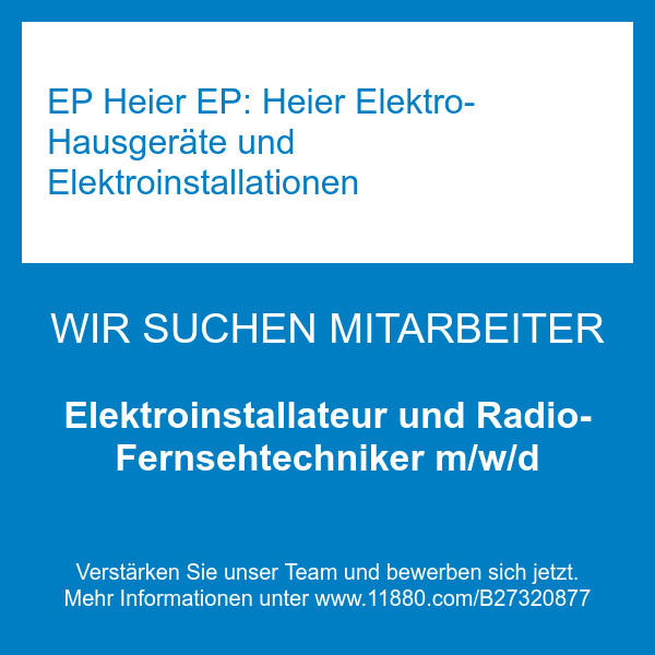 Bilder EP Heier EP: Heier Elektro-Hausgeräte und Elektroinstallationen