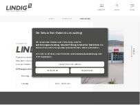 Website Screenshot LINDIG Fördertechnik GmbH