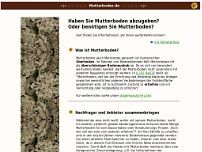 Screenshot for www.mutterboden.de