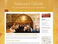 Restaurant Calcutta Bleibtreustraße website screenshot