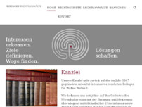 Bofinger Rechtsanwälte GbR website screenshot