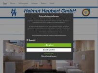 Website Screenshot Helmut Haubert GmbH
