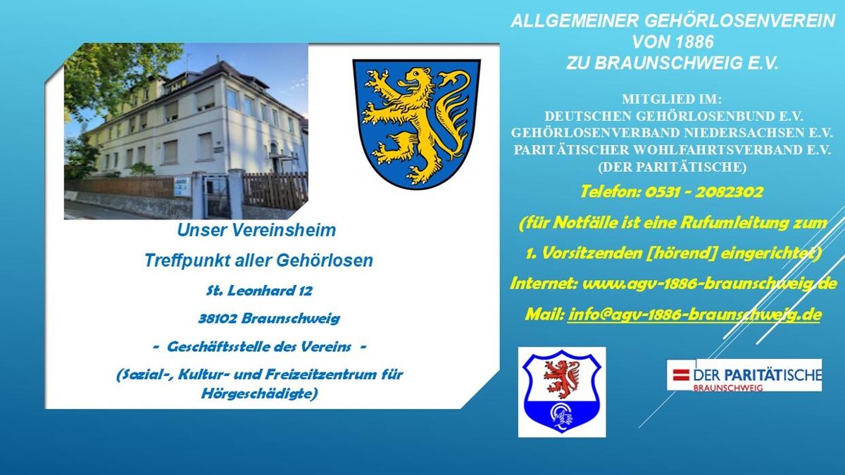 Bilder Allgemeiner Gehörlosenverein von 1886 zu Braunschweig e.V.