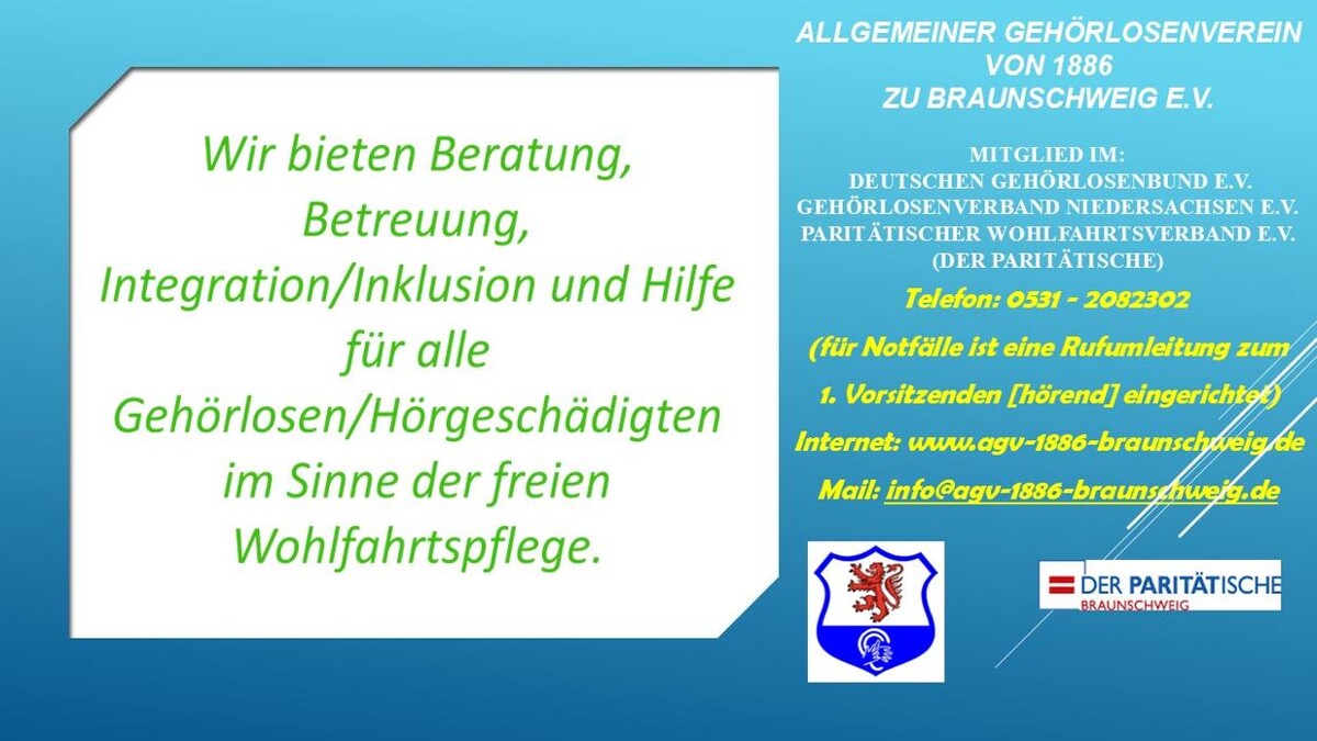 Bilder Allgemeiner Gehörlosenverein von 1886 zu Braunschweig e.V.