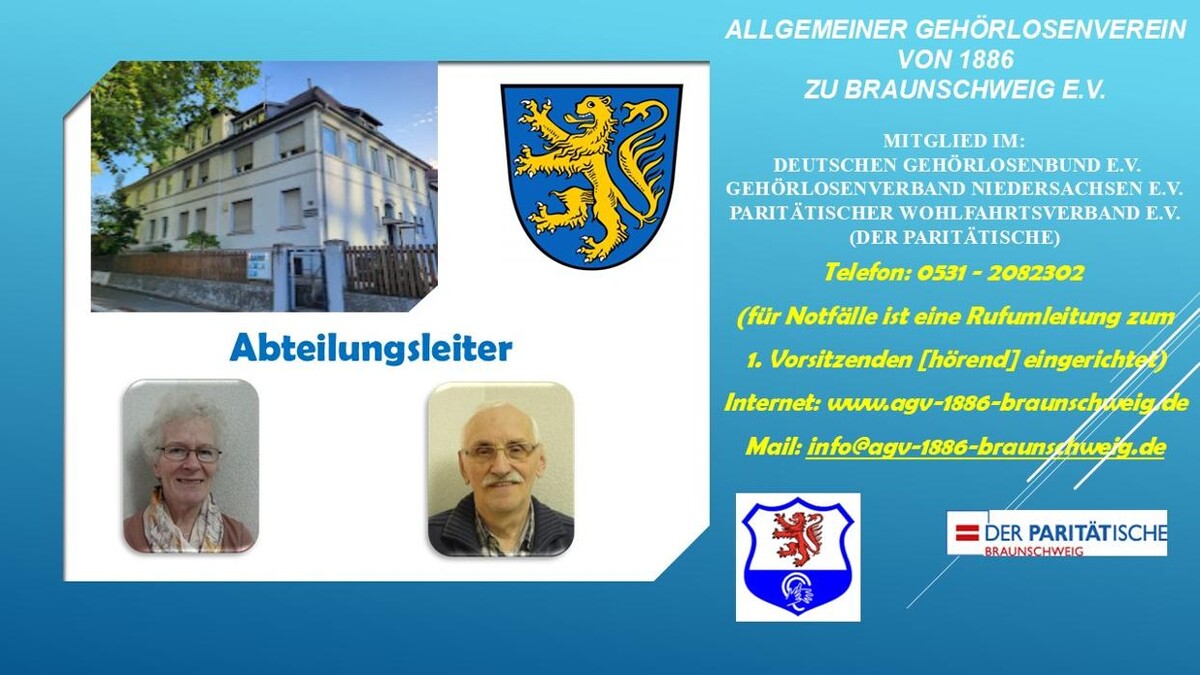 Bilder Allgemeiner Gehörlosenverein von 1886 zu Braunschweig e.V.