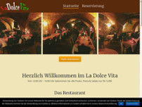 La Dolce Vita website screenshot