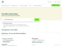 Website Screenshot AOK Nordost - Servicecenter Fürstenwalde/Spree