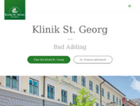 Klinik St. Georg website screenshot