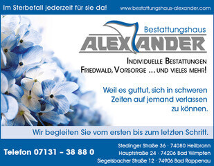 Bilder Bestattungshaus Alexander