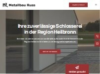 Website Screenshot Metallbau Russ