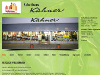 Screenshot for http://www.schuhhaus-kuehner.de