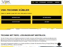 Website Screenshot VSK-Technik Kübler GmbH