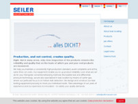 Seiler Vakuumtechnik GmbH website screenshot