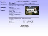 Screenshot for www.haus-am-ehrbach.de