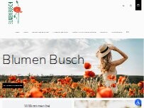 Website Screenshot Blumen Busch