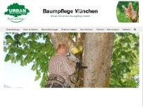 Website Screenshot Urban Münchner Baumpflege GmbH