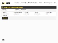 Website Screenshot CLASSIC Tankstelle
